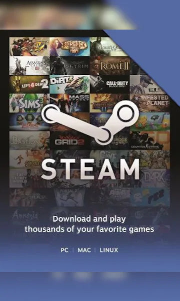 Steam Gift Card $35 US Activation Code